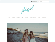 Tablet Screenshot of plaingirl.com